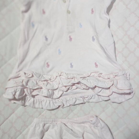 Dress, bloomer and cardigan Ralph Lauren Bundle 9M - Picture 2 of 7